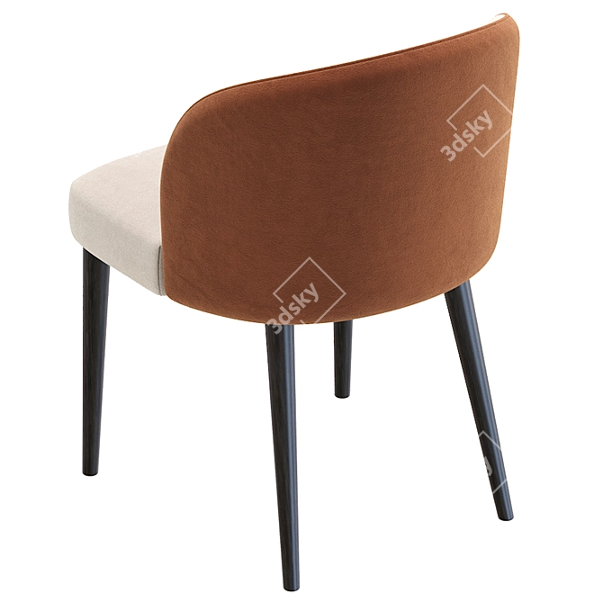 Elegant Ashvill Chair by Cazarina 3D model image 5
