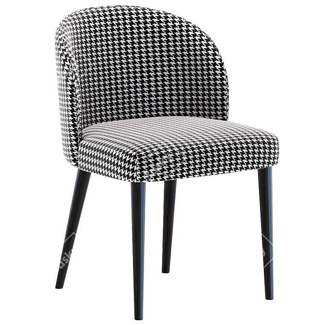 Elegant Ashvill Chair by Cazarina 3D model image 6