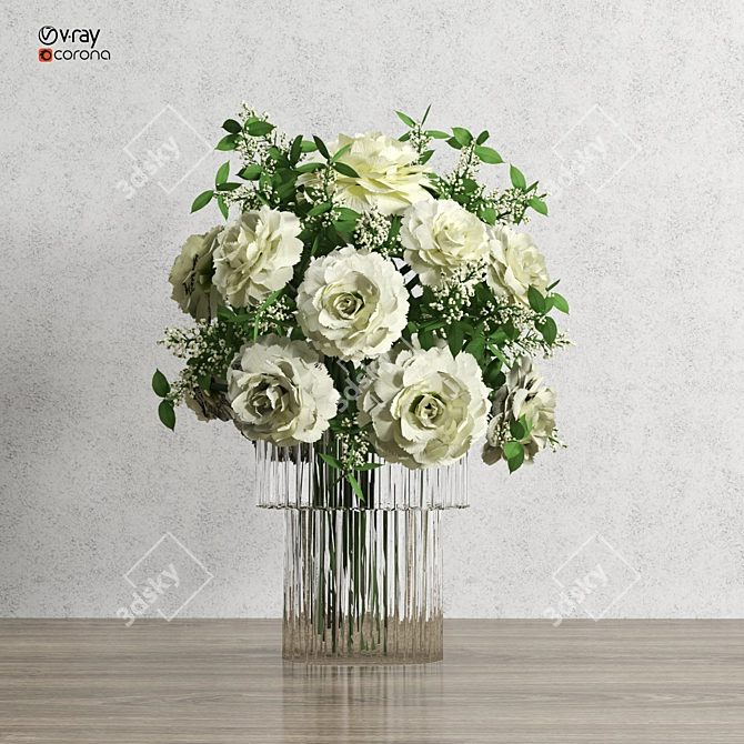 2015 Flower Model Kit 6 3D model image 2