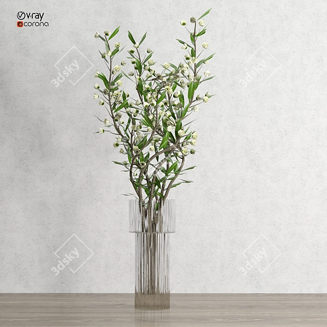 2015 Flower Model Kit 6 3D model image 3