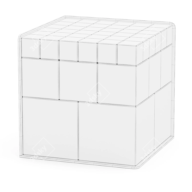 Rainbow Dreams Cube Set 3D model image 4