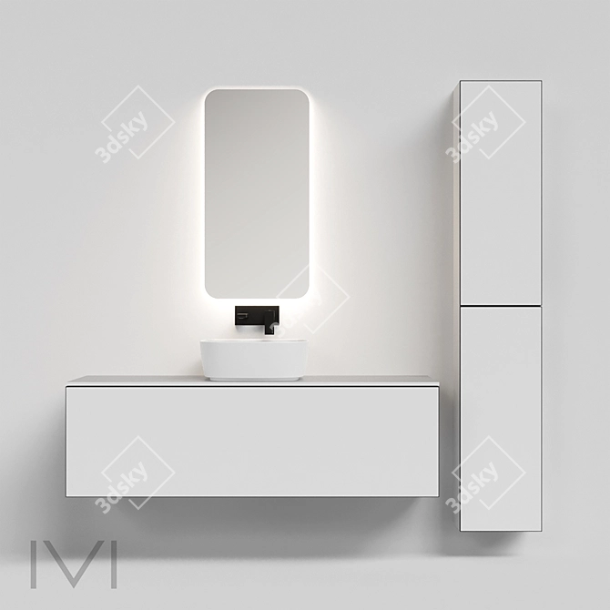 Modern Minimalist Furniture Collection 3D model image 3