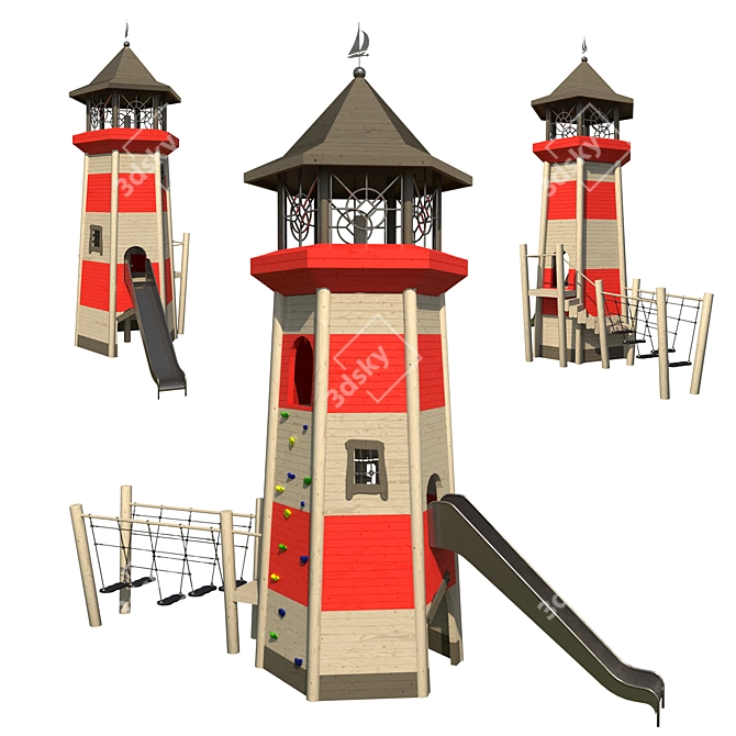 Bay Playground - Adanat Manufacturer 3D model image 1