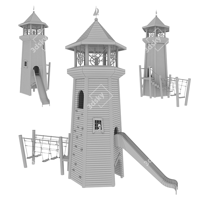 Bay Playground - Adanat Manufacturer 3D model image 2