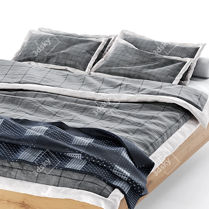 Modern La Redoute Jimi Bed 3D model image 4
