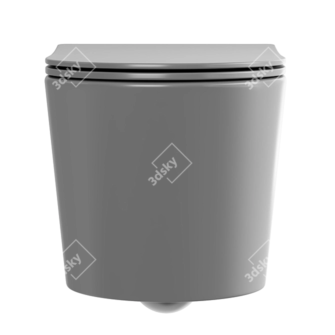 Ceramica Nova Balearica Rimless Toilet 3D model image 2