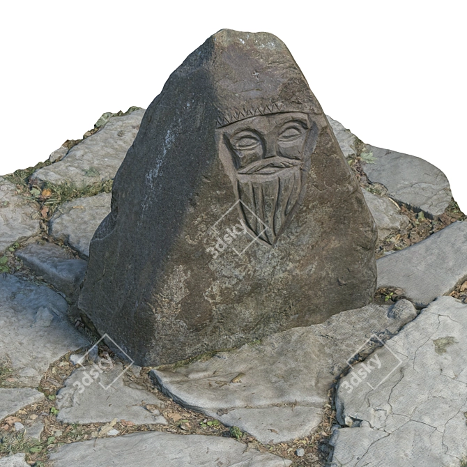 Landscape Stone Set 3D Models 3D model image 3