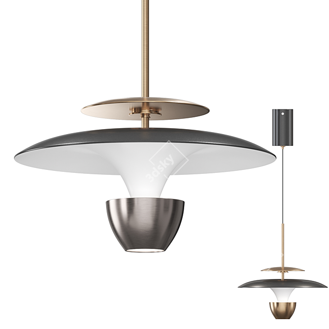 Bertil LED Pendant Light 3D model image 1