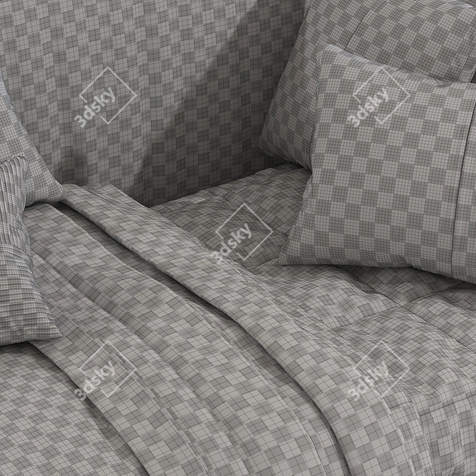 Convertible Sofa Bed RIPE 308 3D model image 7