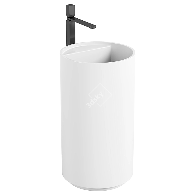 Title: Elegant Salini Armonia Top Sink 3D model image 2