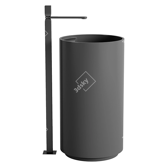 Title: Elegant Salini Armonia Top Sink 3D model image 3