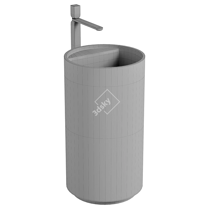 Title: Elegant Salini Armonia Top Sink 3D model image 4