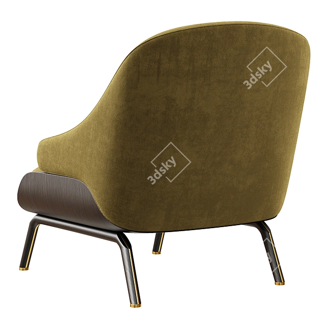 Aster Brigit Armchair 2015 Corona Render 3D model image 5