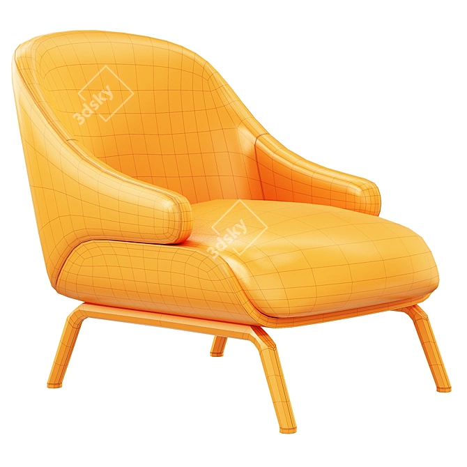 Aster Brigit Armchair 2015 Corona Render 3D model image 7