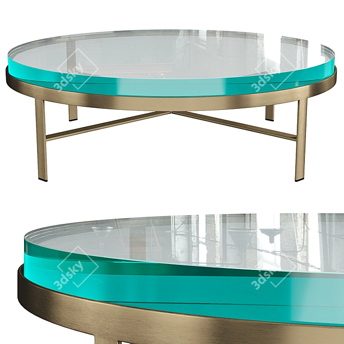 Eichholtz Hoxton Coffee Table 3D model image 1