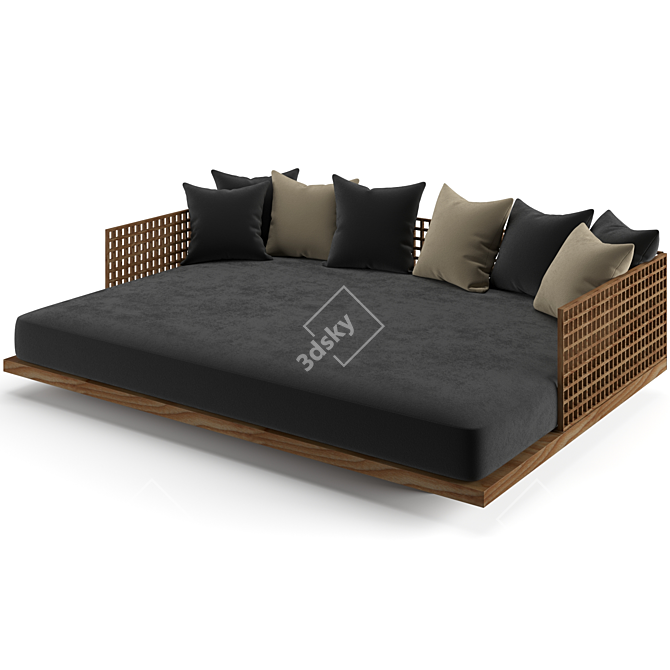 Modern Minotti Quadrado Sofa 3D model image 2