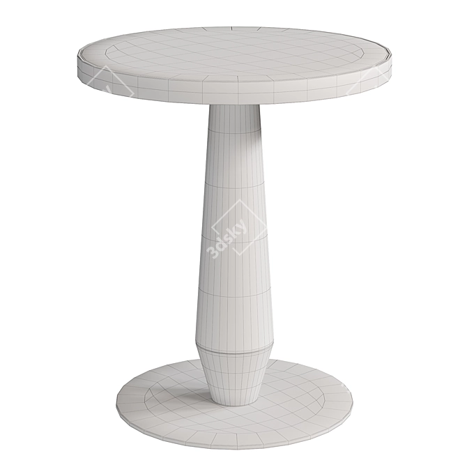 Rocket Ceramic Coffee Table | Imported 3D model image 2