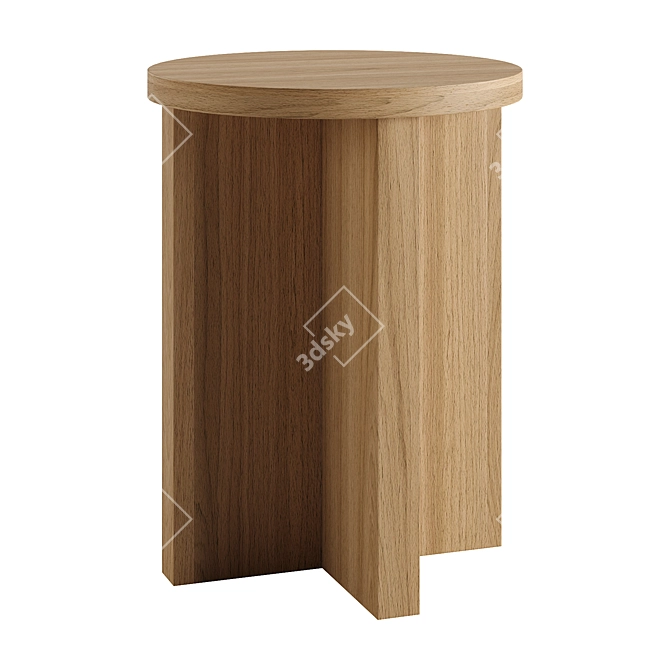 Modern CHENE Side Table Set 3D model image 3