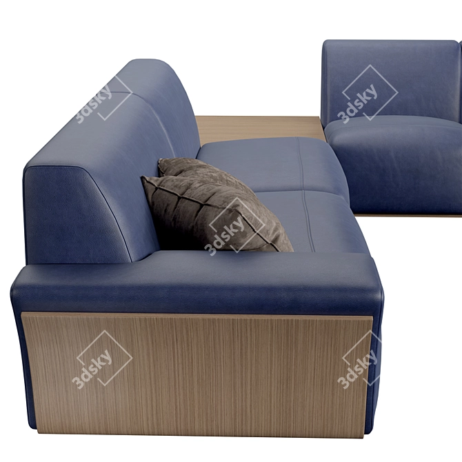 Blossoming Comfort Sofa: Fiordiloto Collection 3D model image 3