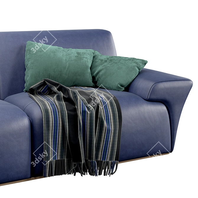 Blossoming Comfort Sofa: Fiordiloto Collection 3D model image 5