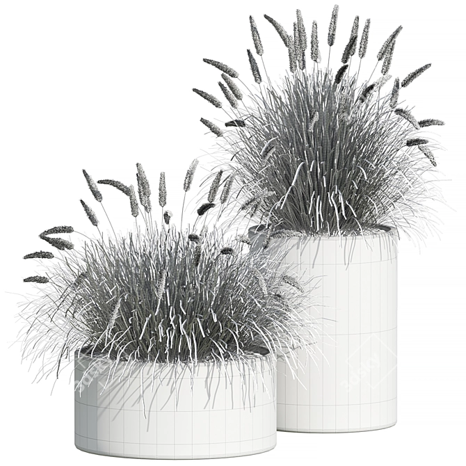 Title: Design 7 Outdoor Plant 3D model image 2