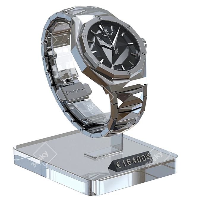 Luxury Hublot Titanium Bracelet Model 3D model image 1