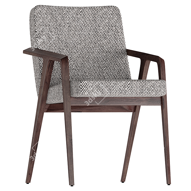 Porada Lolita Chair: Stylish Seating 3D model image 2