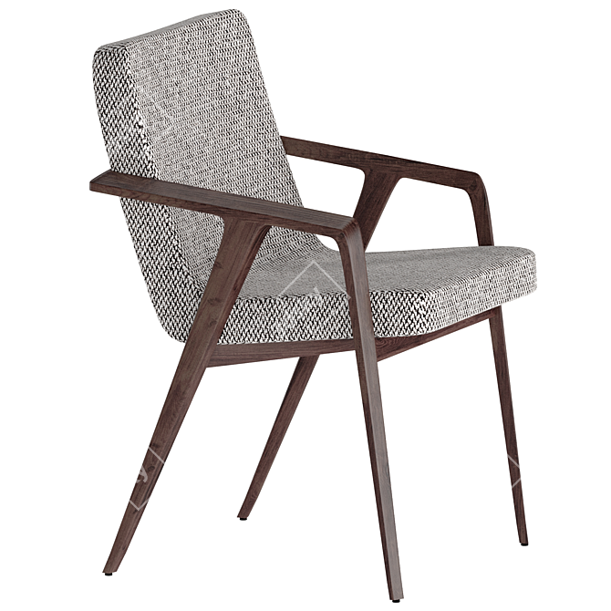 Porada Lolita Chair: Stylish Seating 3D model image 3