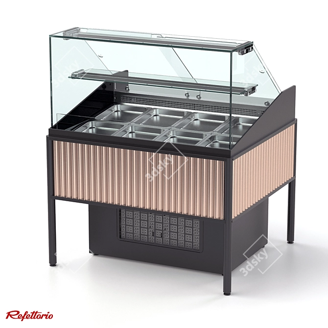 Gourmet Cold Display Case Series 3D model image 1