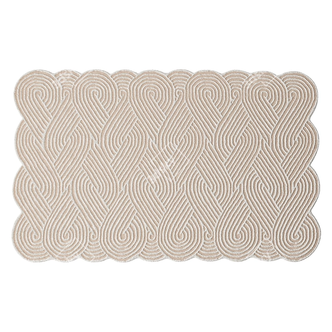 Rissa Hand-Tufted Rug Duo 3D model image 2