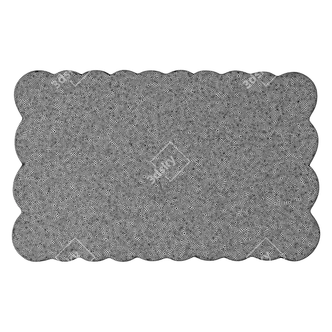 Rissa Hand-Tufted Rug Duo 3D model image 3