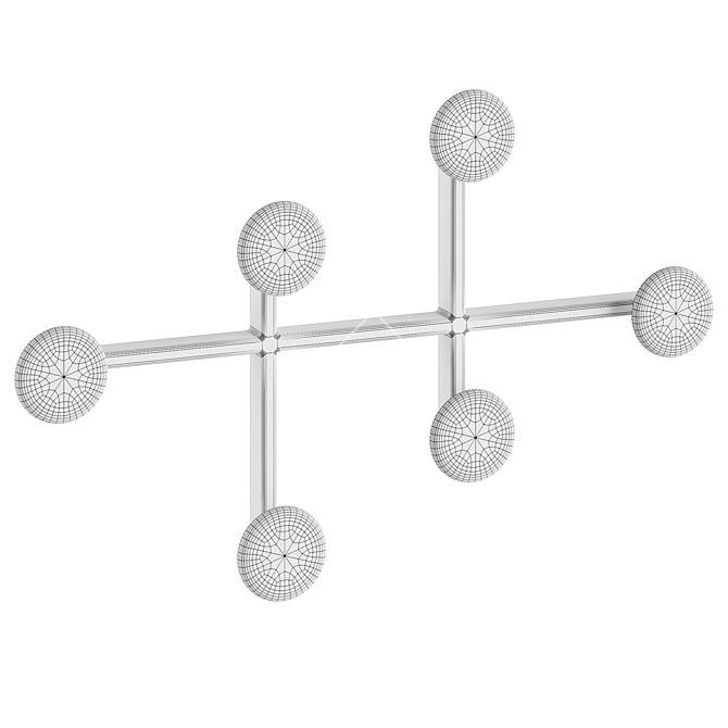 Menu Afteroom Large Coat Hanger 3D model image 4