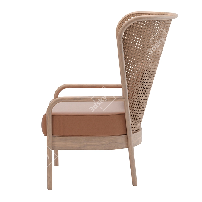 ModRattan V-Ray Armchair 3D model image 3