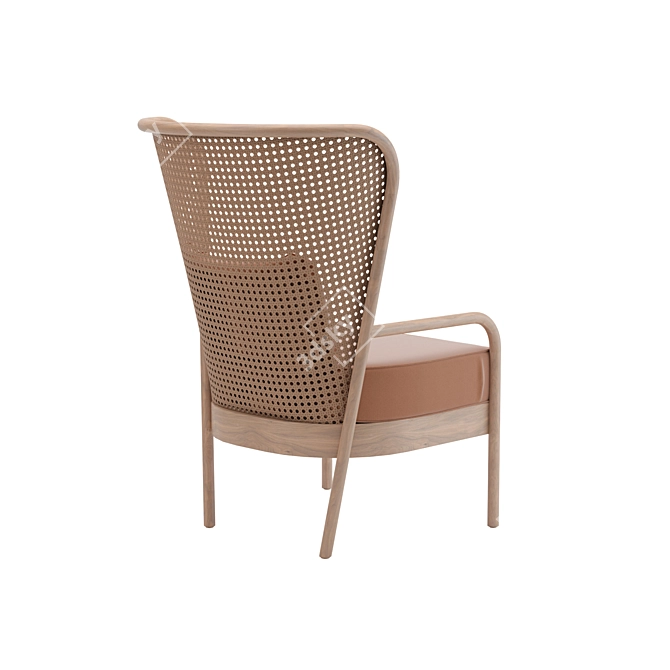 ModRattan V-Ray Armchair 3D model image 4