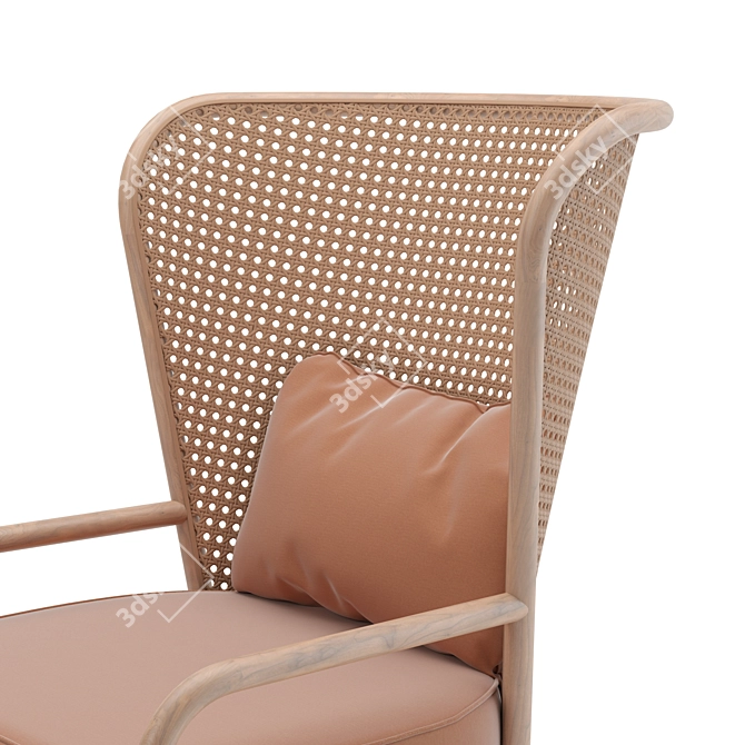 ModRattan V-Ray Armchair 3D model image 5