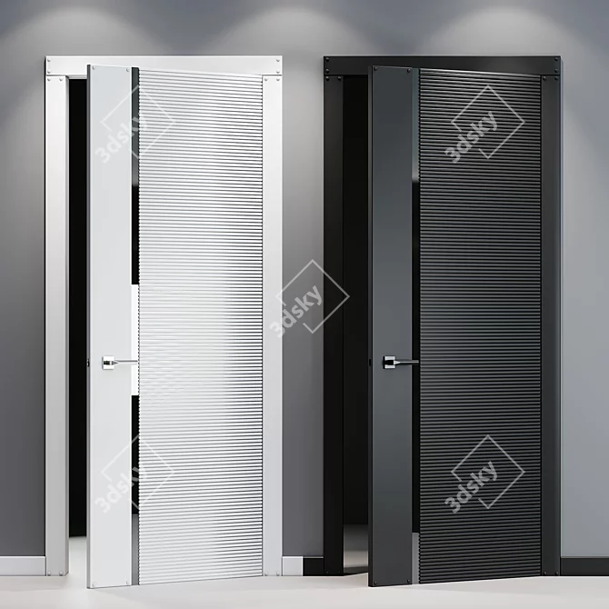 Modern Door Flexo Design Solution 3D model image 2