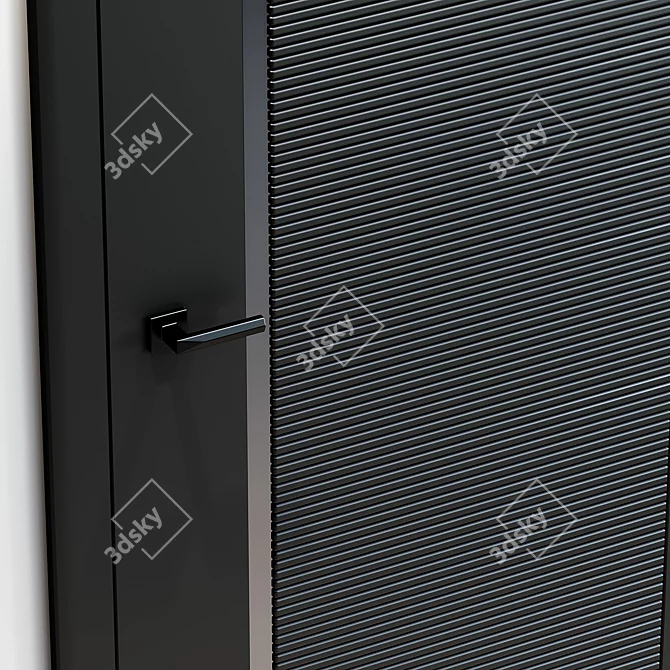 Modern Door Flexo Design Solution 3D model image 3