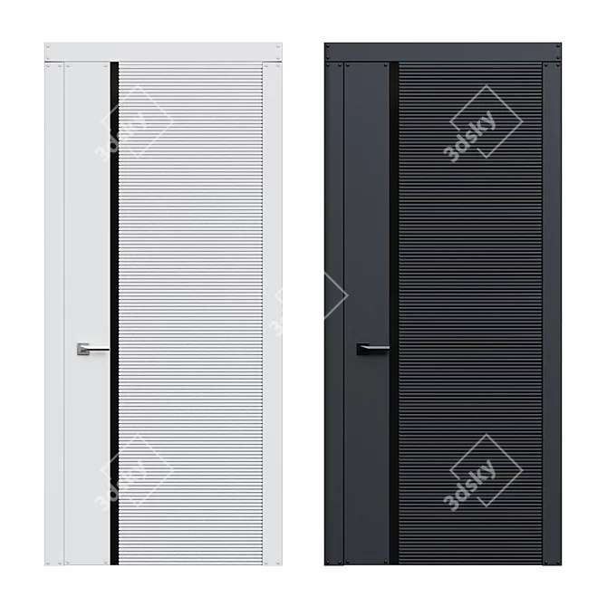 Modern Door Flexo Design Solution 3D model image 5