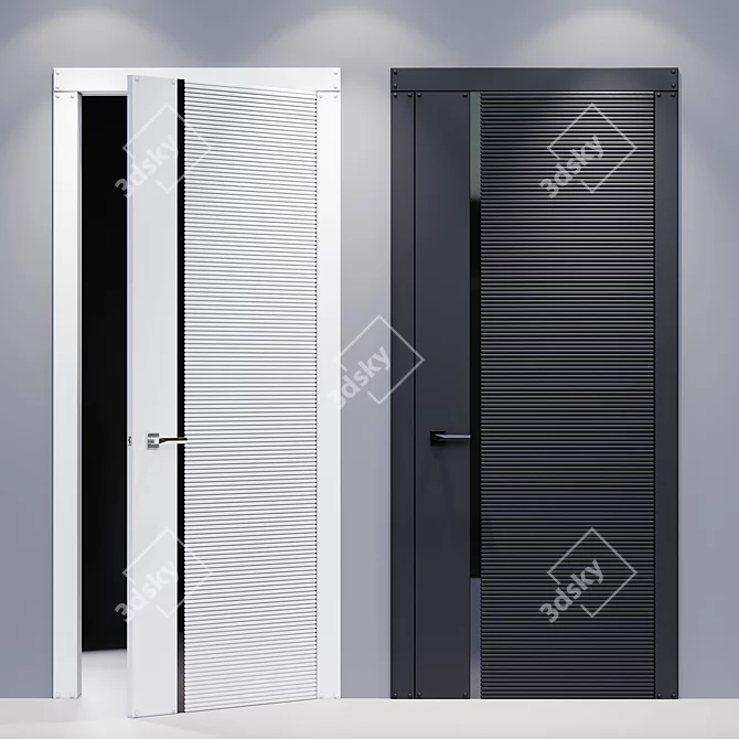 Modern Door Flexo Design Solution 3D model image 6