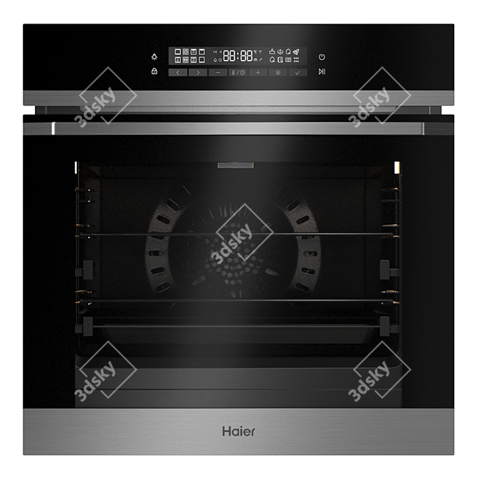 Haier White Built-In Kitchen Set 3D model image 3