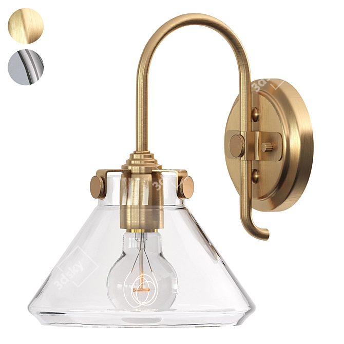 Hinkley Congress Wall Sconce Set 3D model image 1