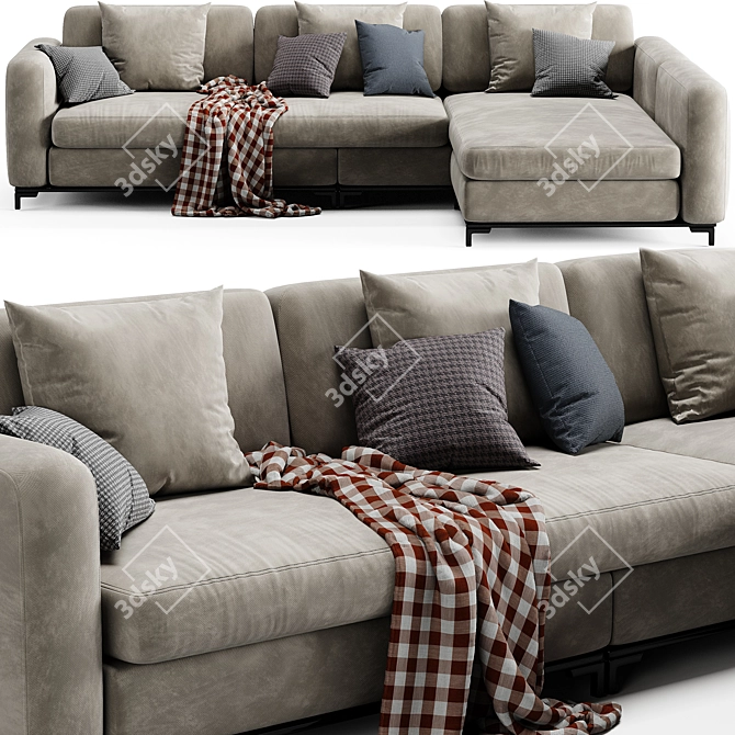 Boconcept 2015 Sofa 3D Model 3D model image 1