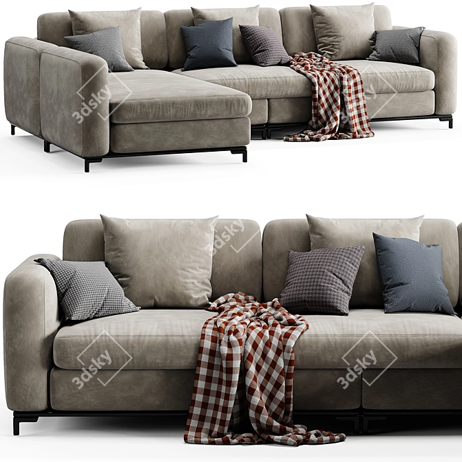 Boconcept 2015 Sofa 3D Model 3D model image 3