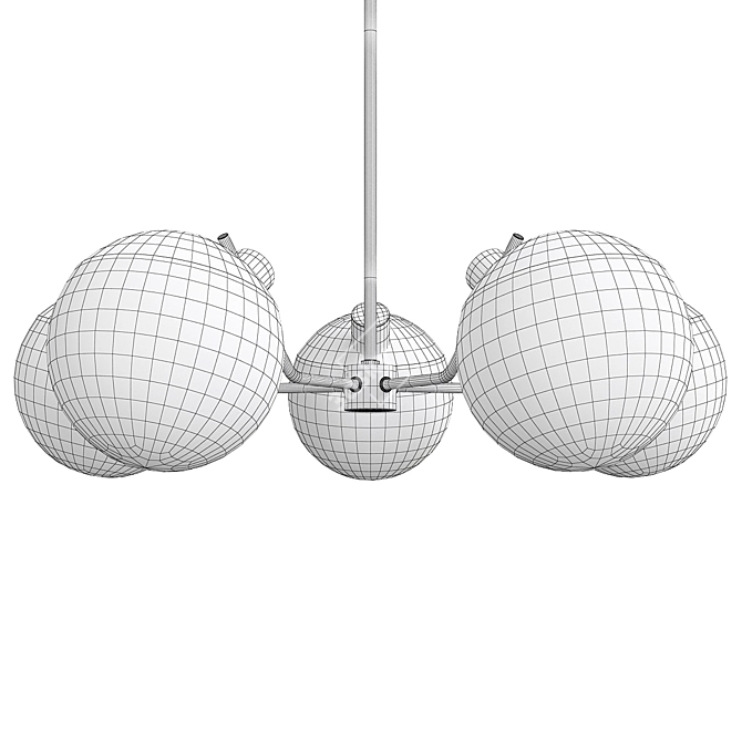 Elegant Mitzi Miranda Chandelier 3D model image 2