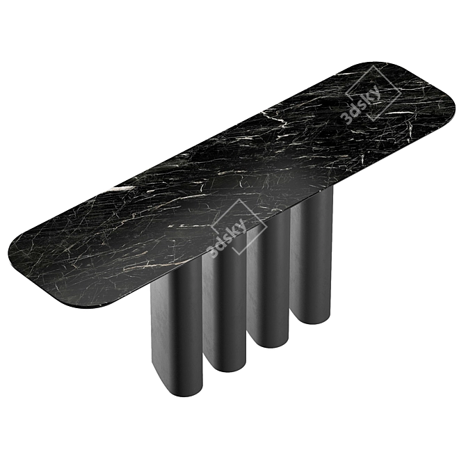 Geometric Console Bonaldo 3D model image 3