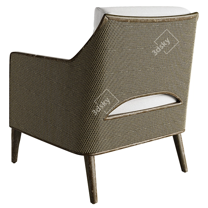 Avalon Modern Lounge Chair Model 3D model image 2