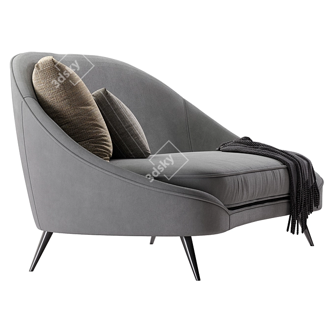 Modern Curved Sofa Vibieffe 650 3D model image 6
