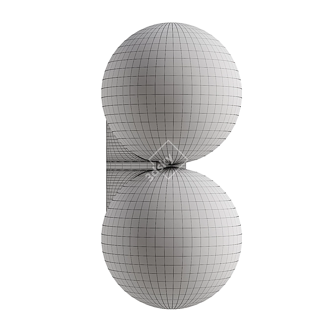 Modern Wall Light Design Polly 3D model image 3