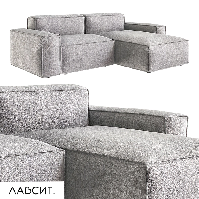 Cozy Corner Davis Sofa 3D model image 1
