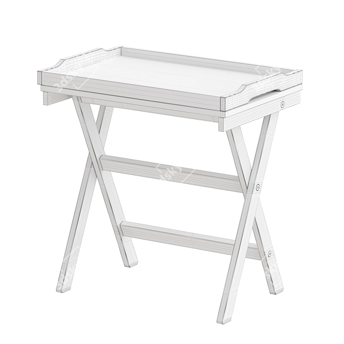 Foldable Tray Table Stand IKEA 3D model image 8